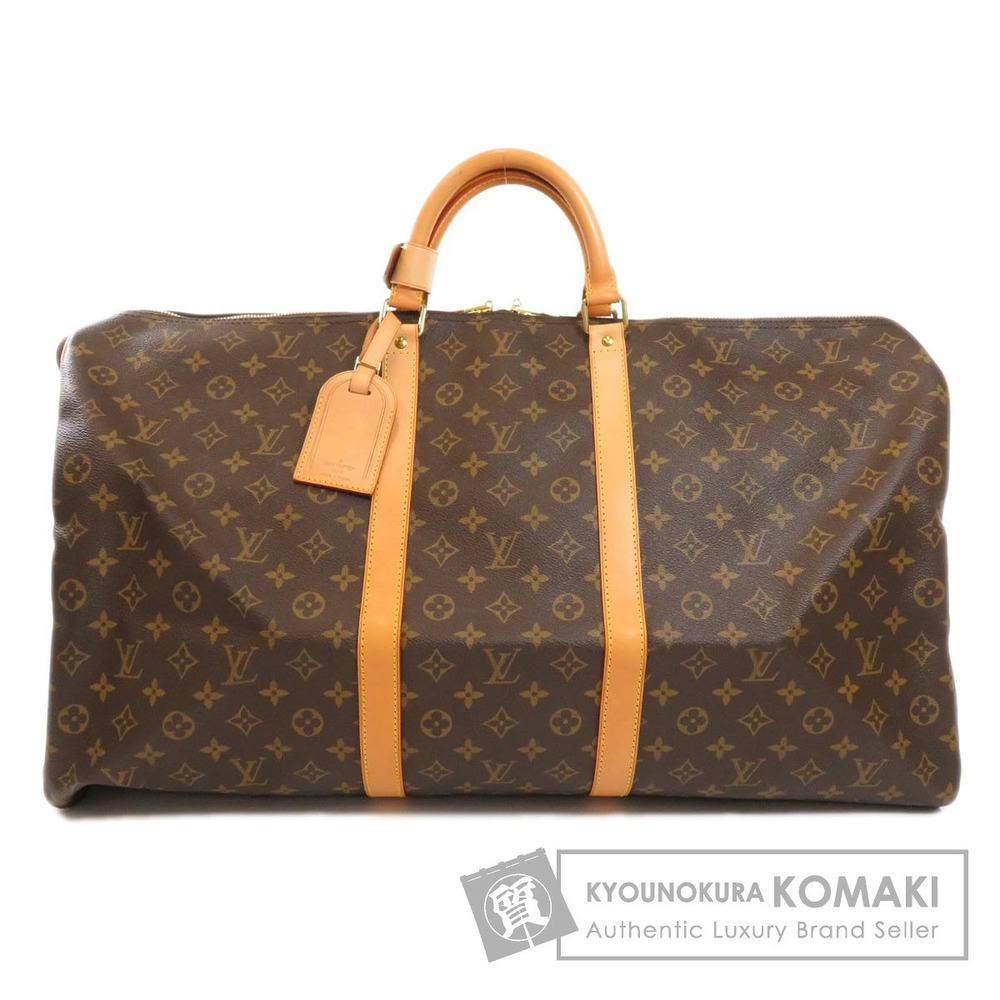 Louis Vuitton Keepall Monogram Canvas Travel Bag Brown